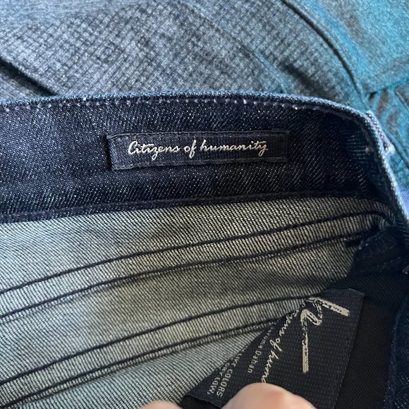 COH Citizens Of Humanity Hutton High Rise Wide Leg #251‎ Stretch Jeans Size 24 - Picture 8 of 10